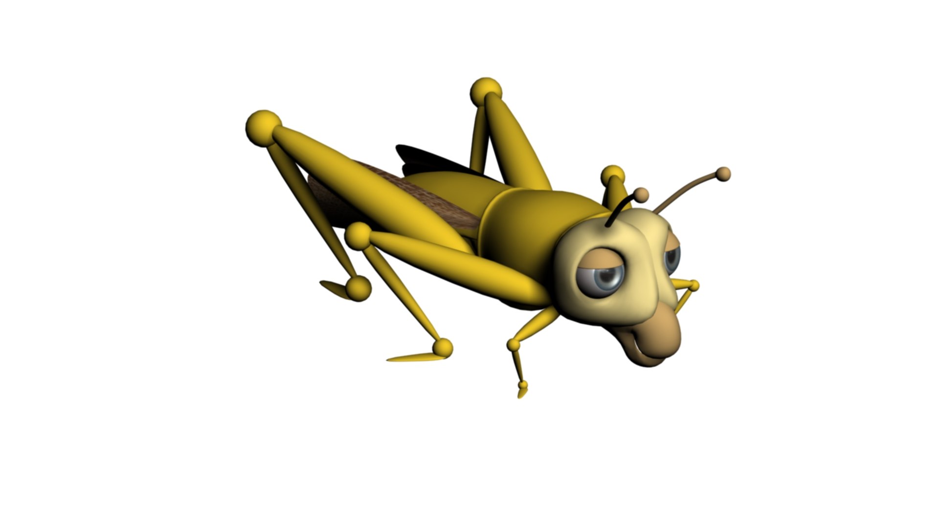 Locust Cartoon 3D - TurboSquid 2014738