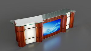 Studio desk 3D