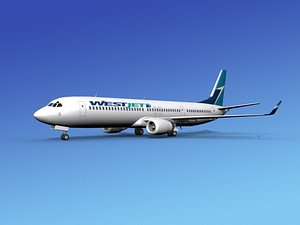737-900er 737 airplane 737-900 3d model