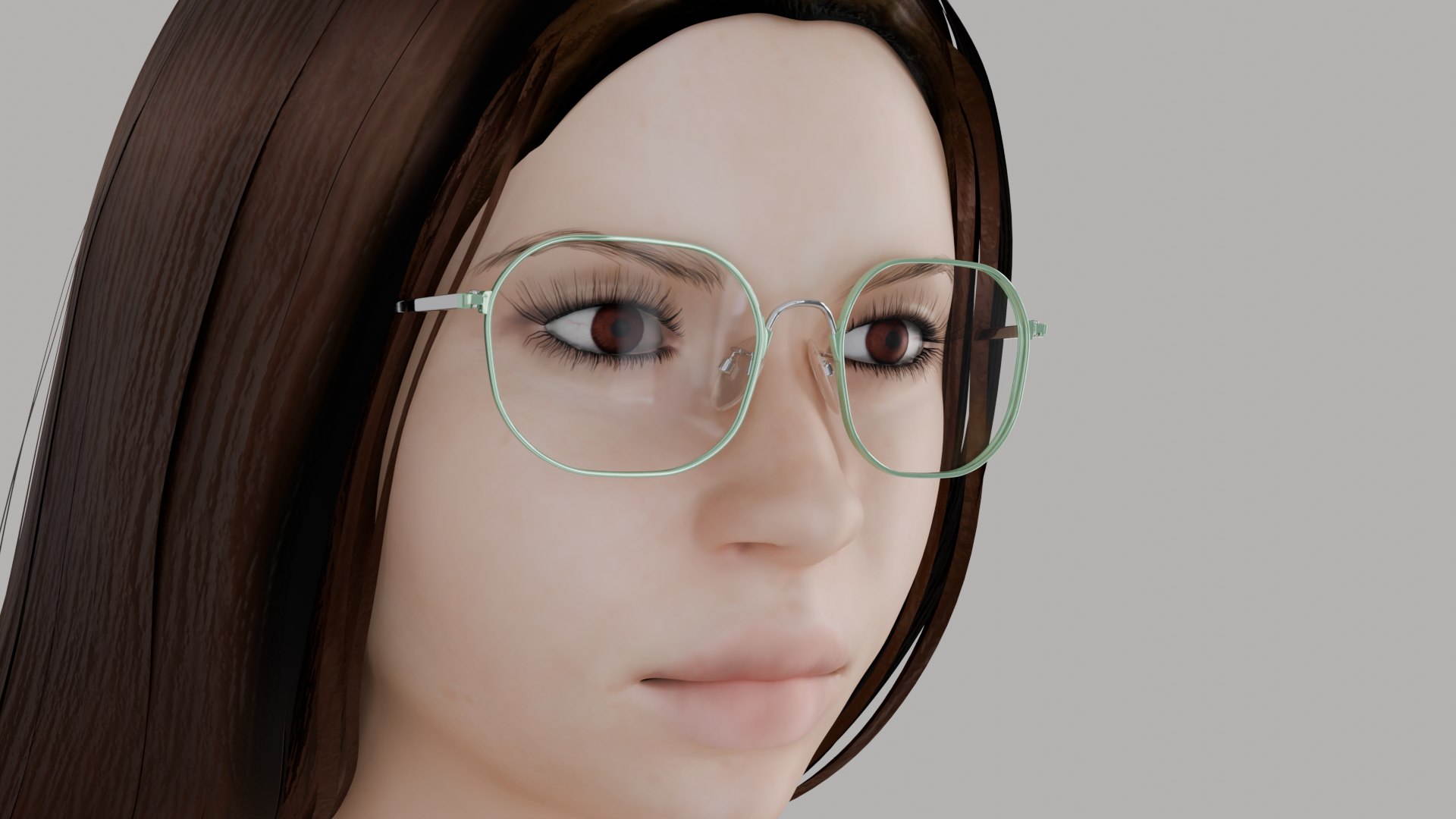 Glasses Lite Mint Color 3D Model - TurboSquid 2214779