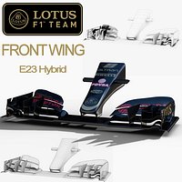 Lotus E23 Front wing