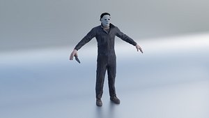 3D Michael Myers Character model