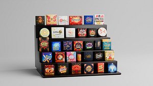 Diwali Crackers Box Display 3D Model