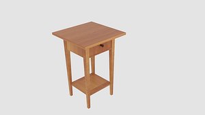 griffith end table shelf 3D model