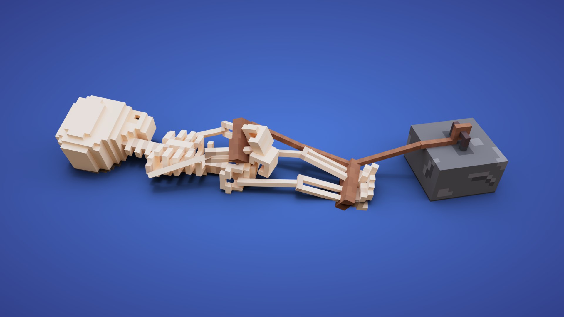 3D Voxel Drowned Model - TurboSquid 1939746