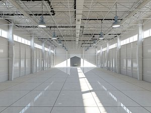 3D warehouse interior