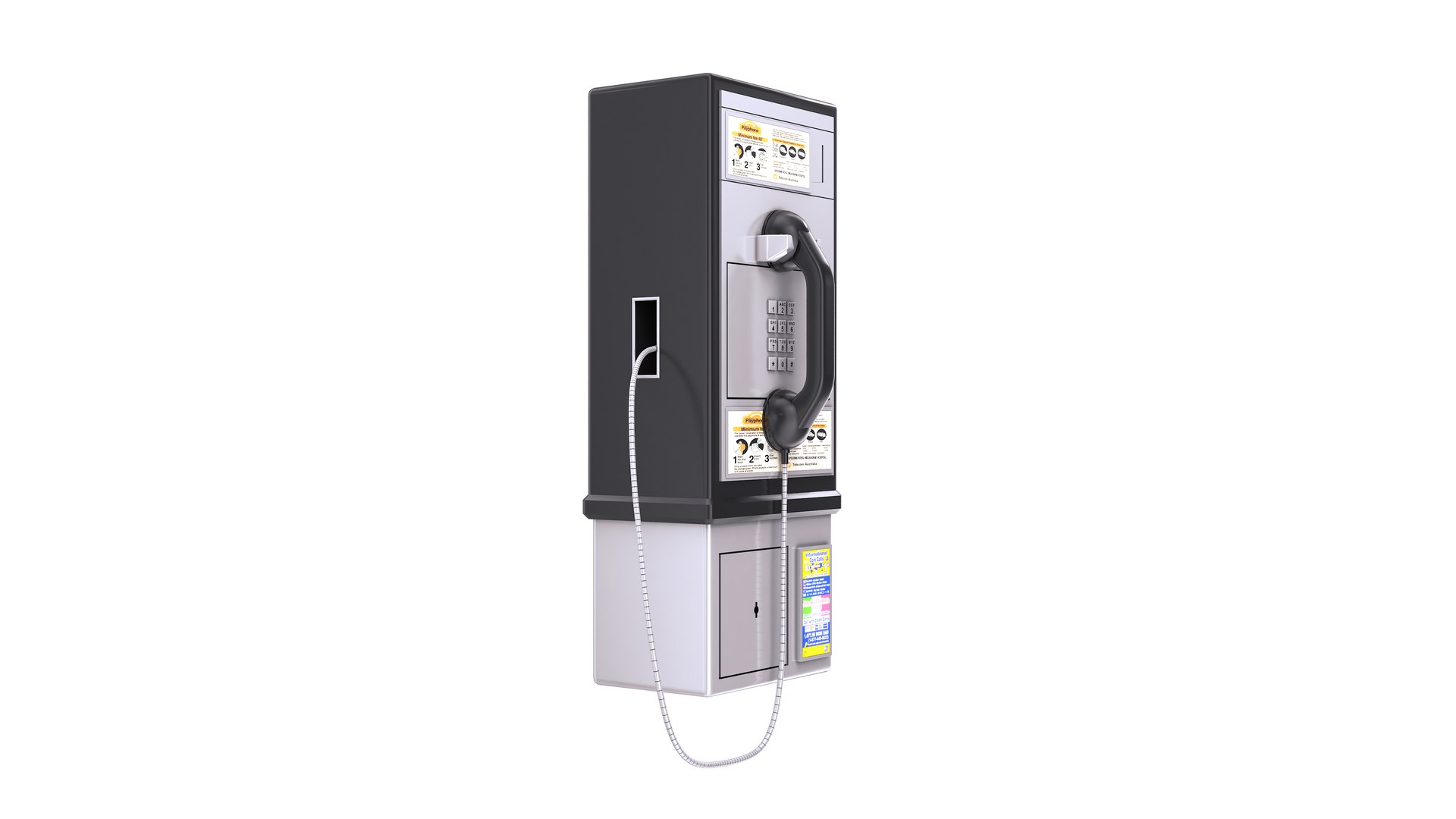 Pay Phone 3D model https://p.turbosquid.com/ts-thumb/fR/o0rCQL/Qn/payphone3/jpg/1652912012/1920x1080/fit_q87/4db3b0397e74b5e3438f49c8768679b281b4a8ee/payphone3.jpg