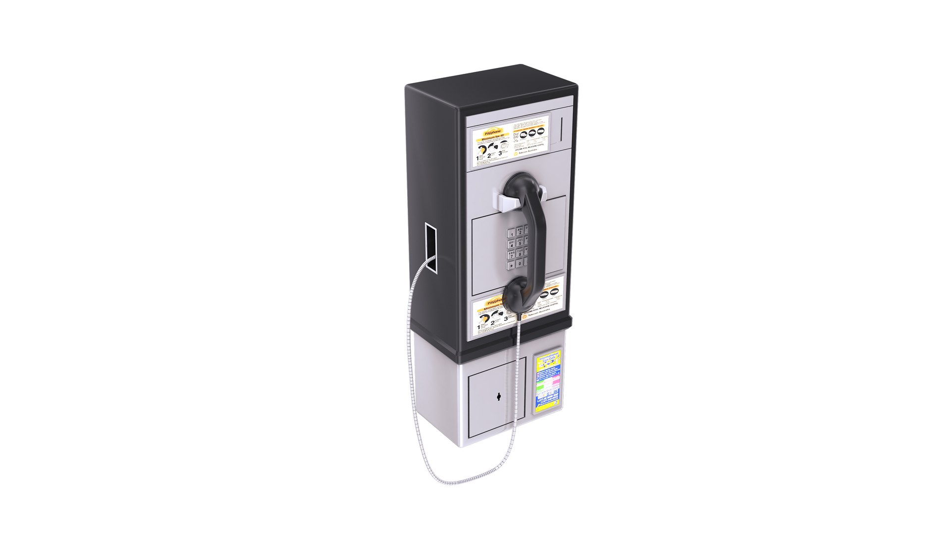 Pay Phone 3D model https://p.turbosquid.com/ts-thumb/fR/o0rCQL/mV/payphone2/jpg/1652912004/1920x1080/fit_q87/9243d346c0690a561532ba0321d6e0e4b98630ac/payphone2.jpg