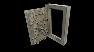 3D pbr metallic model