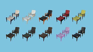 Armchair Collection - Furniture Interior Design model