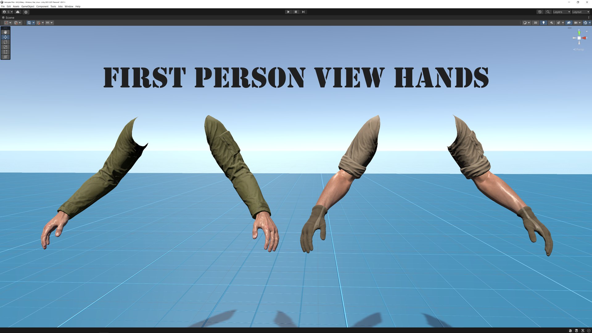 Pilot 3D model https://p.turbosquid.com/ts-thumb/fS/BDrFY0/3p/unity_fps/png/1734357166/1920x1080/fit_q87/86559e95140cfaf005e144e36c1f5f67a7386dde/unity_fps.jpg