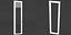3D French window model