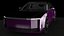 Generic Electric Sedan Bestia purple 3D model