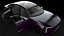 Generic Electric Sedan Bestia purple 3D model