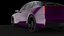 Generic Electric Sedan Bestia purple 3D model