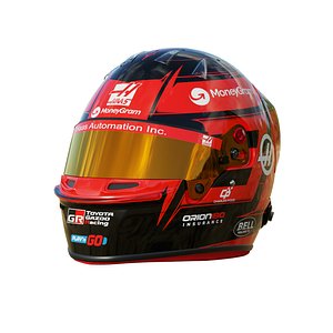 3D model F1 Esteban Ocon Helmet 2025