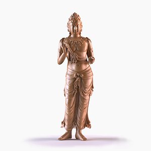 Buddhist Statues 064 3D model