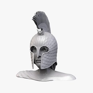 athena bust 3D model