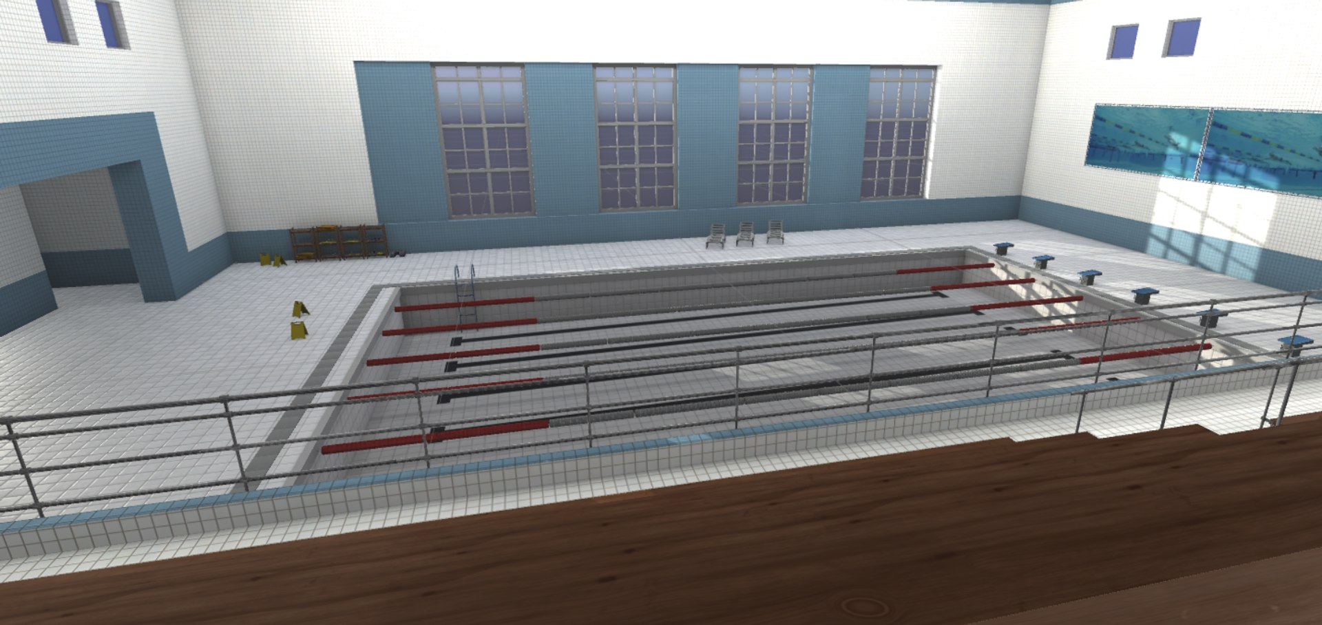 3D Interior Swimming Pool Model - TurboSquid 1436440