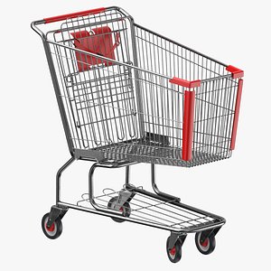 Shopping Cart Clean and Dirty 3D model