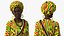 African Woman Wearing Traditional Clothes Standing Pose