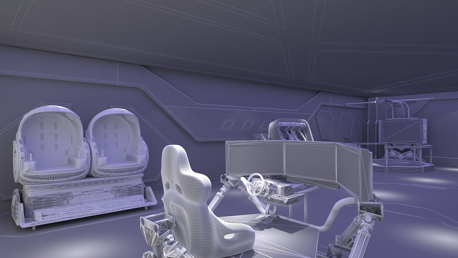 VR Experience Hall 3D - TurboSquid 2123416