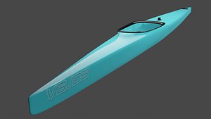 3D Sprint kayak model
