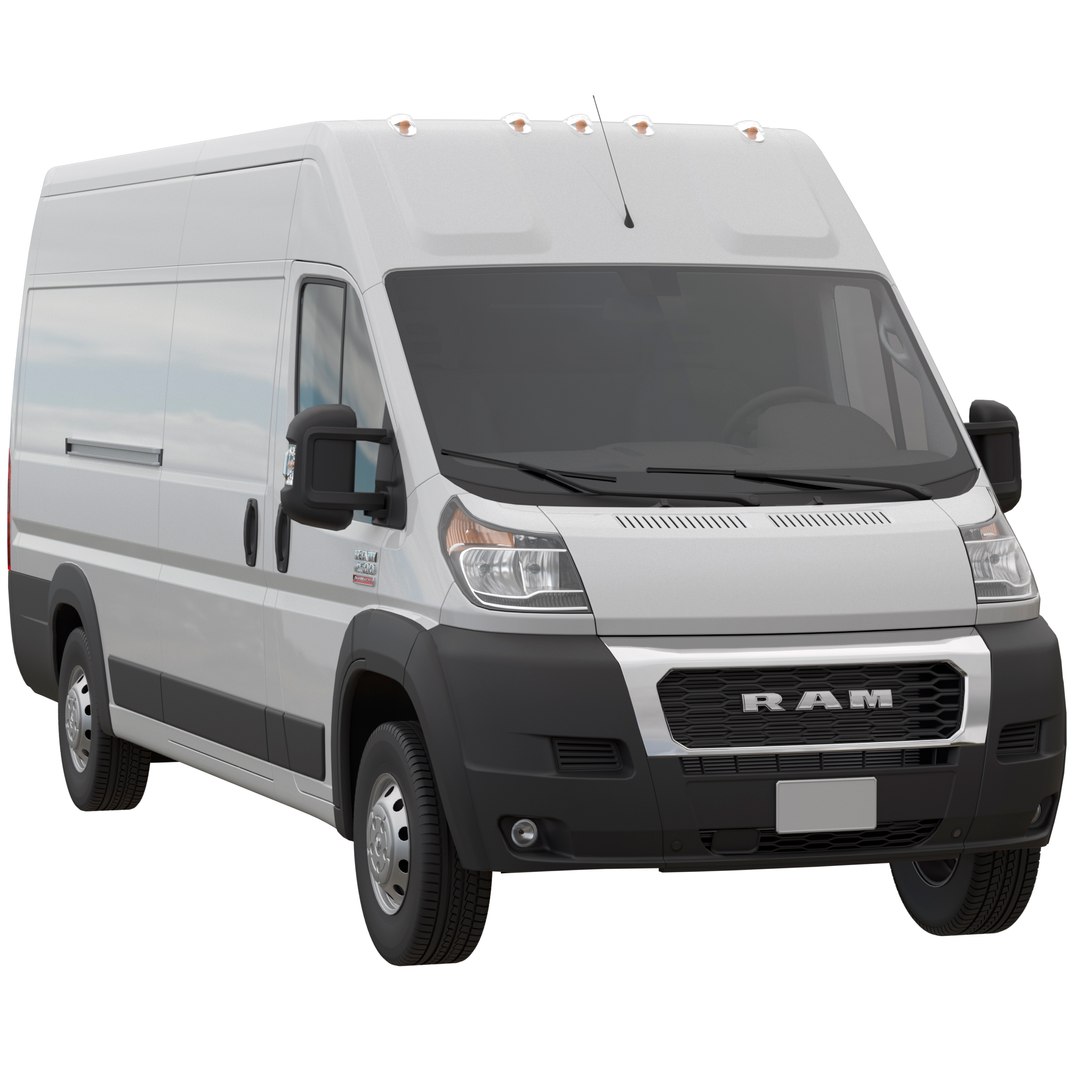 Fiat ducato cargo delivery van l2h2 2021 Vector Image