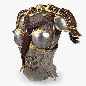 female armour 3d model