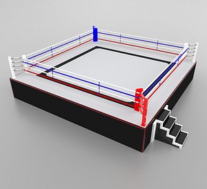 boxing wrestling ring model