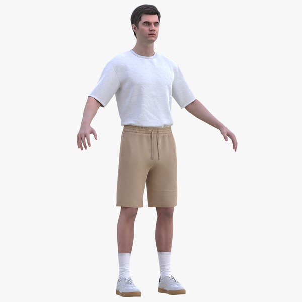 Man in Summer Outfit 3D model