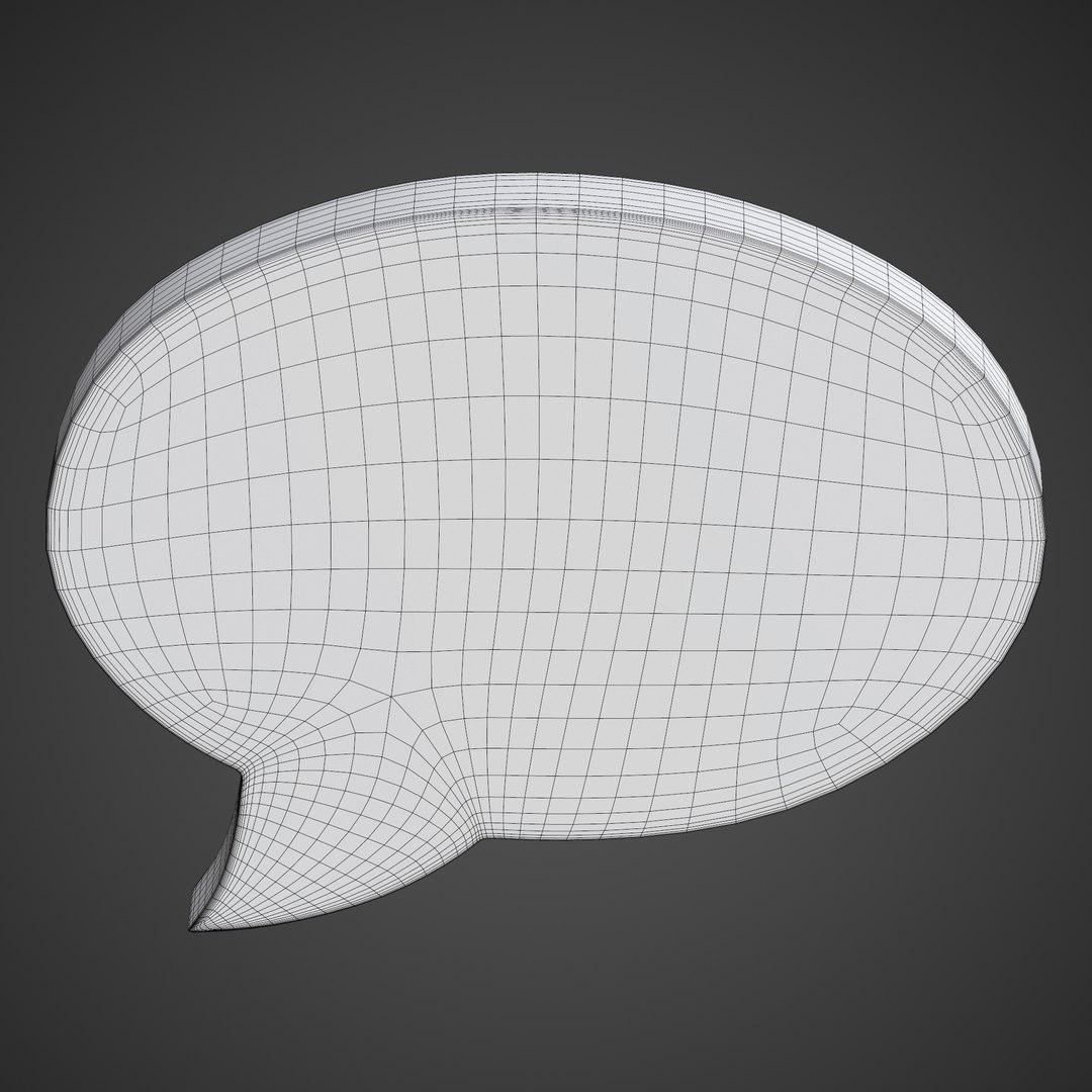 3D chat icon model - TurboSquid 1864566
