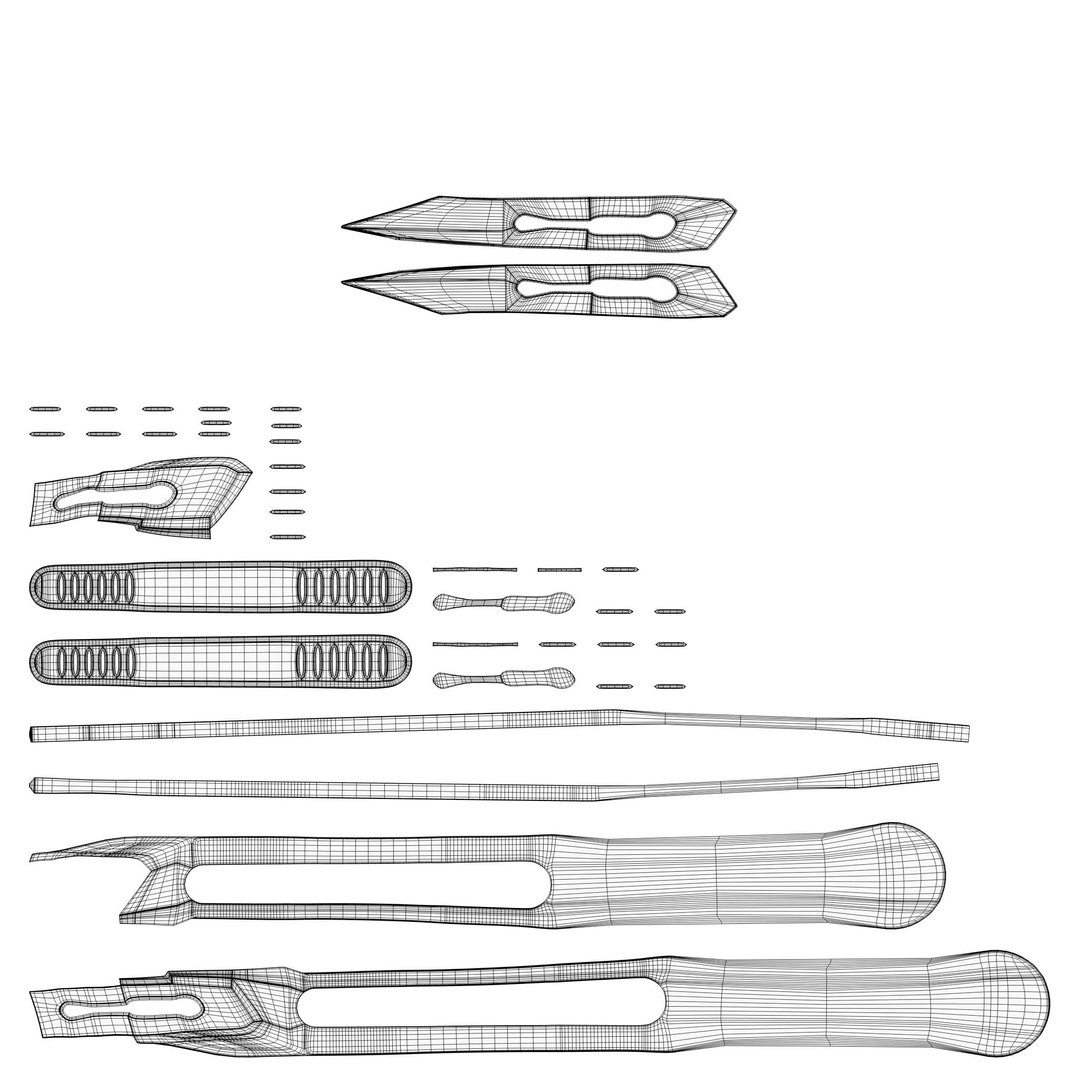 Disposable Scalpel 2 3D Model TurboSquid 1372238