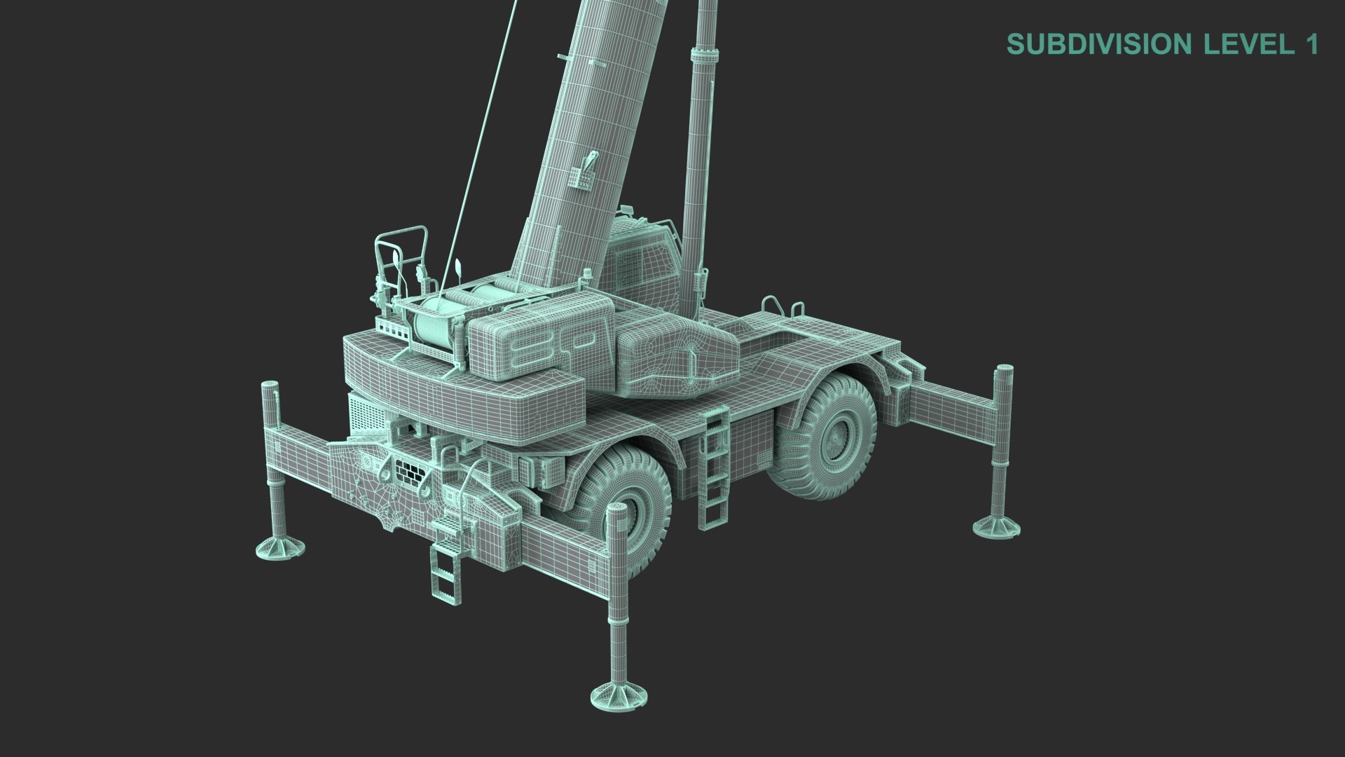 3D GRT8100 Mobile Crane https://p.turbosquid.com/ts-thumb/fS/vBHshI/wx/wireframe0006/jpg/1657220053/1920x1080/fit_q87/aa66e955894b732133fef2c06d2cd1b4127ff9c3/wireframe0006.jpg