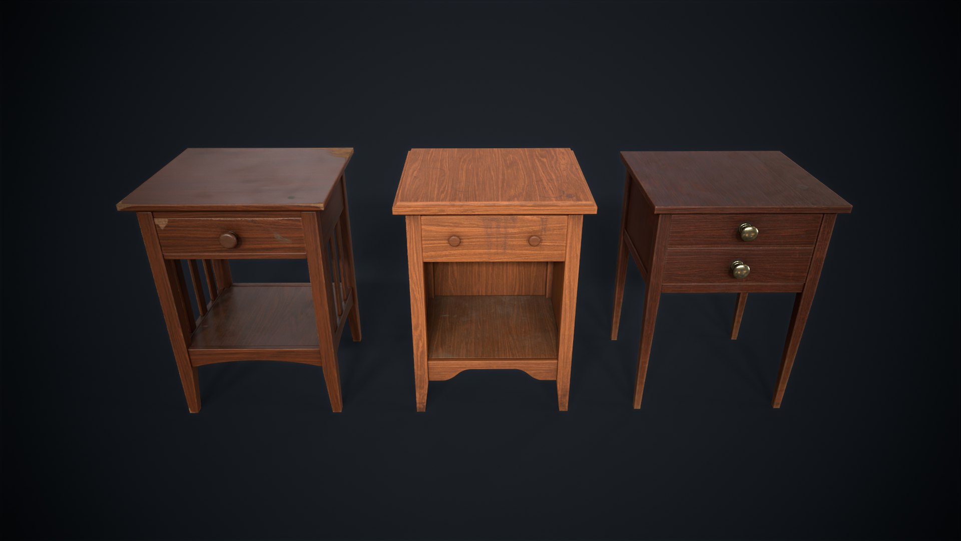 Three old bedsides 3D model https://p.turbosquid.com/ts-thumb/fS/w5k9K8/SX/tbrender_001/png/1680819909/1920x1080/fit_q87/378239003edbb459794088c93ec401bc92e451a4/tbrender_001.jpg