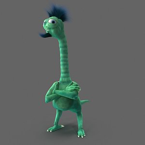 3D model dinosaur dragon