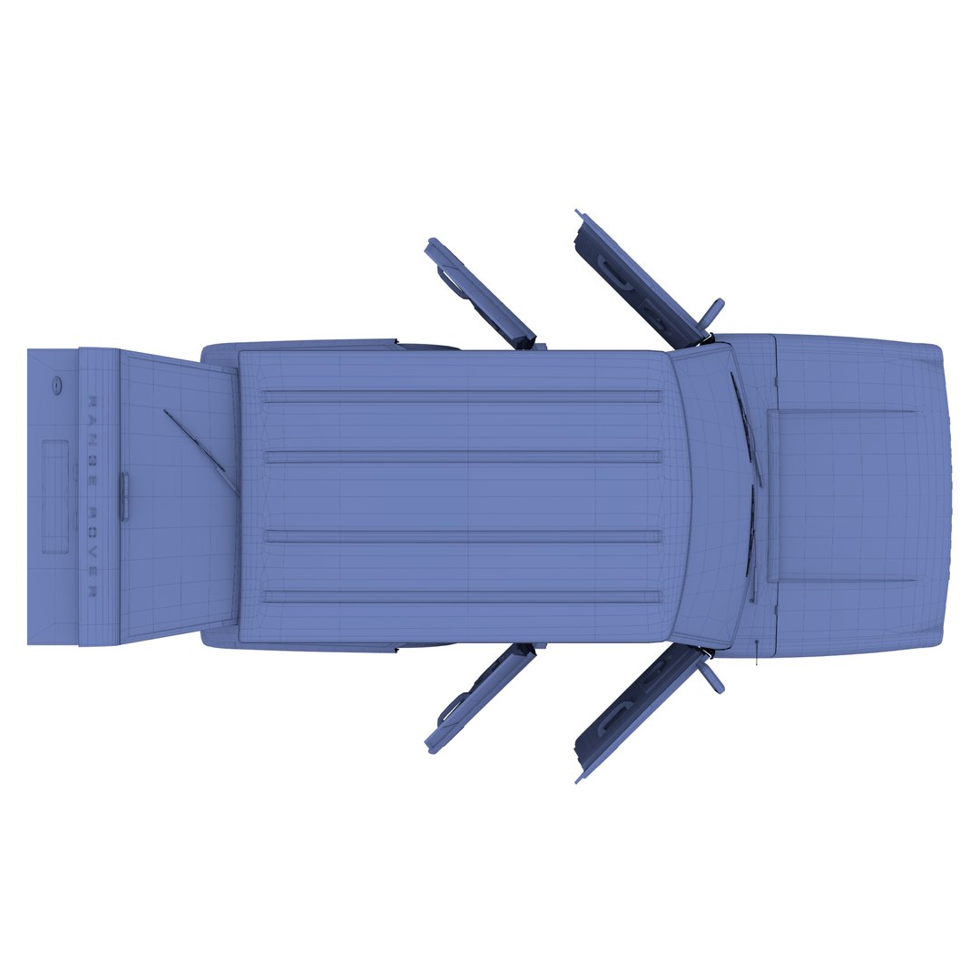 Rover Range Rhd Interior 3D Model - TurboSquid 1588708