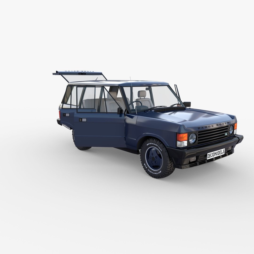 Rover Range Rhd Interior 3D Model - TurboSquid 1588708