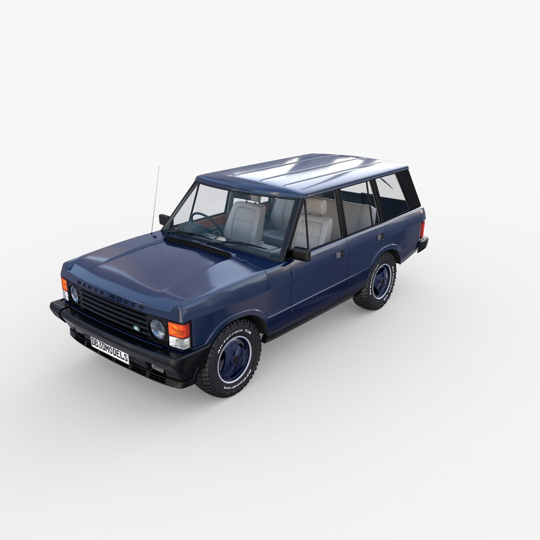 Rover Range Rhd Interior 3D Model - TurboSquid 1588708