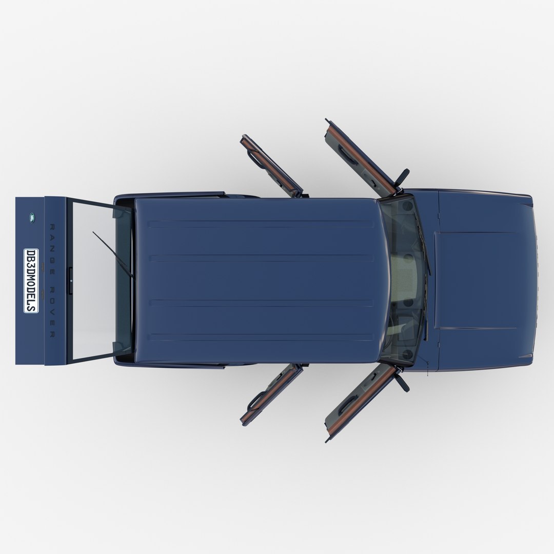 Rover Range Rhd Interior 3D Model - TurboSquid 1588708