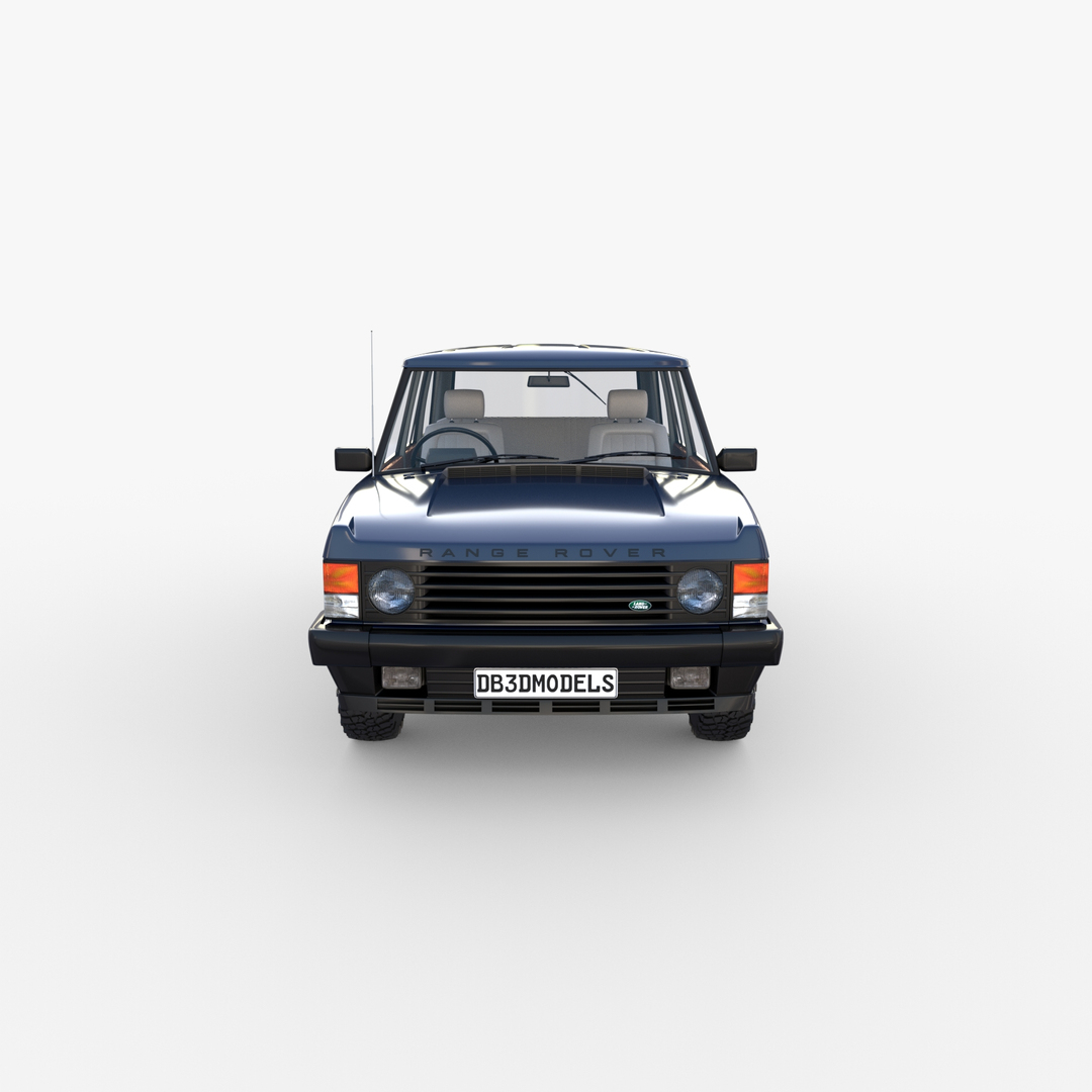 Rover Range Rhd Interior 3D Model - TurboSquid 1588708