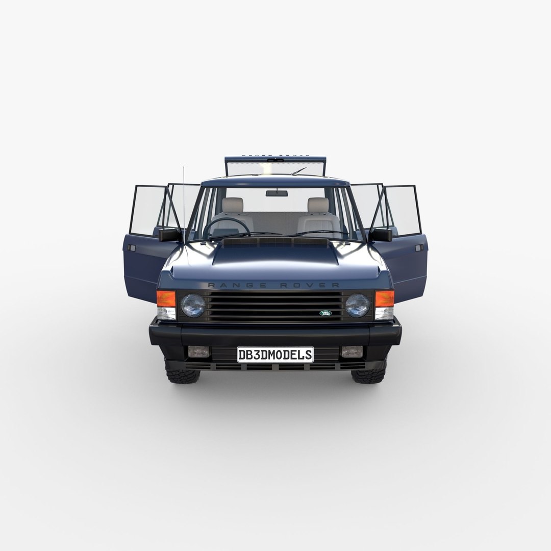 Rover Range Rhd Interior 3D Model - TurboSquid 1588708