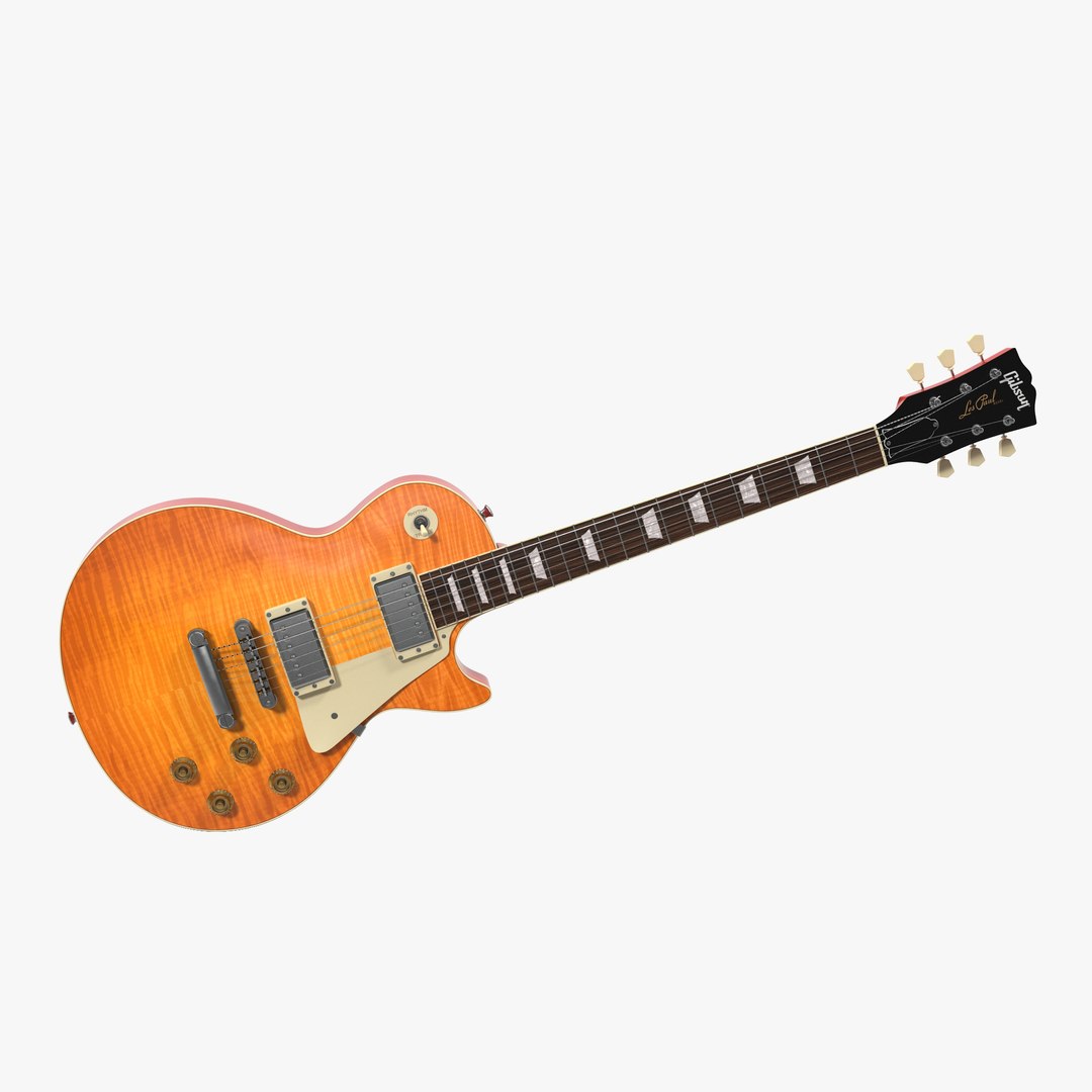 Electric Guitar 2 3D model preview