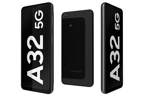 3D Samsung Galaxy A32 5G Awesome Black Low Poly model