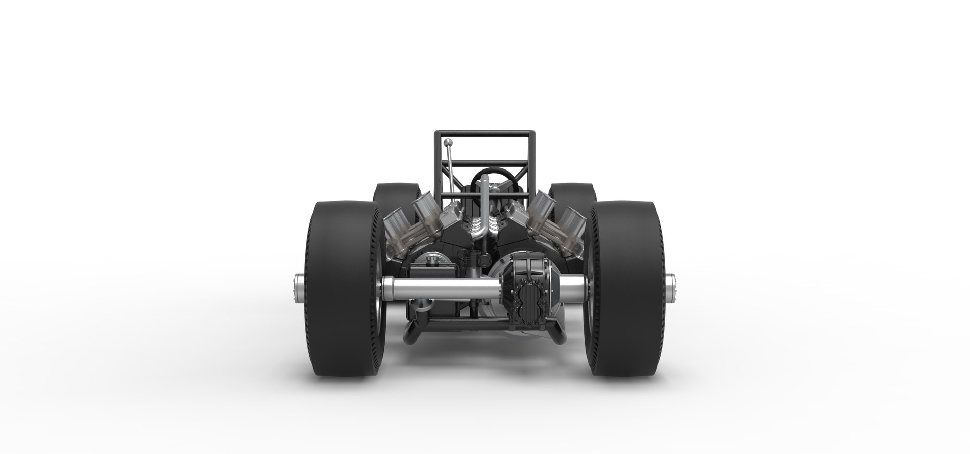 3D Vintage AWD Dragster Base Version 2 Scale 1 To 25 Model - TurboSquid ...