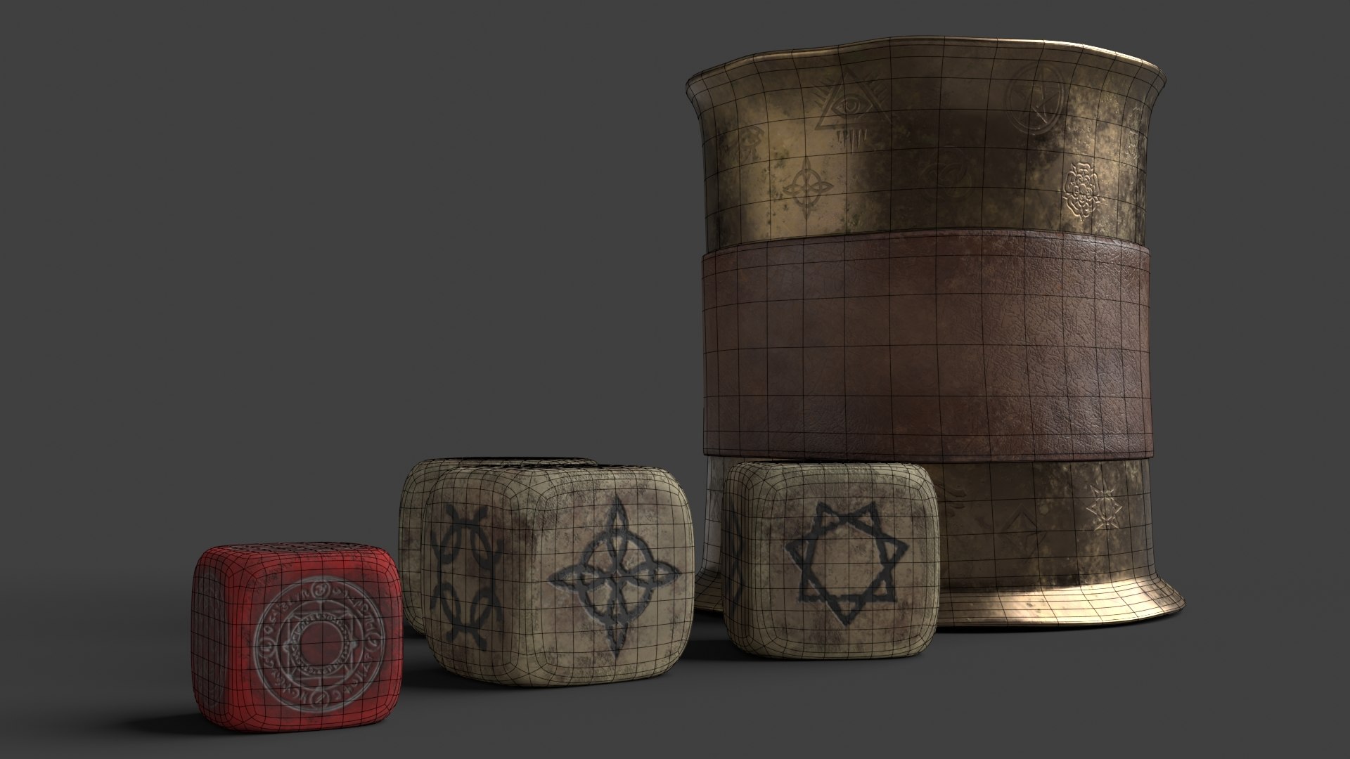 Dice of Divination 3D model https://p.turbosquid.com/ts-thumb/fT/75cqQF/BK/wire_0010/jpg/1633505143/1920x1080/fit_q87/9b5d62c07fc1567252e585688f53a53e2fa6ec41/wire_0010.jpg