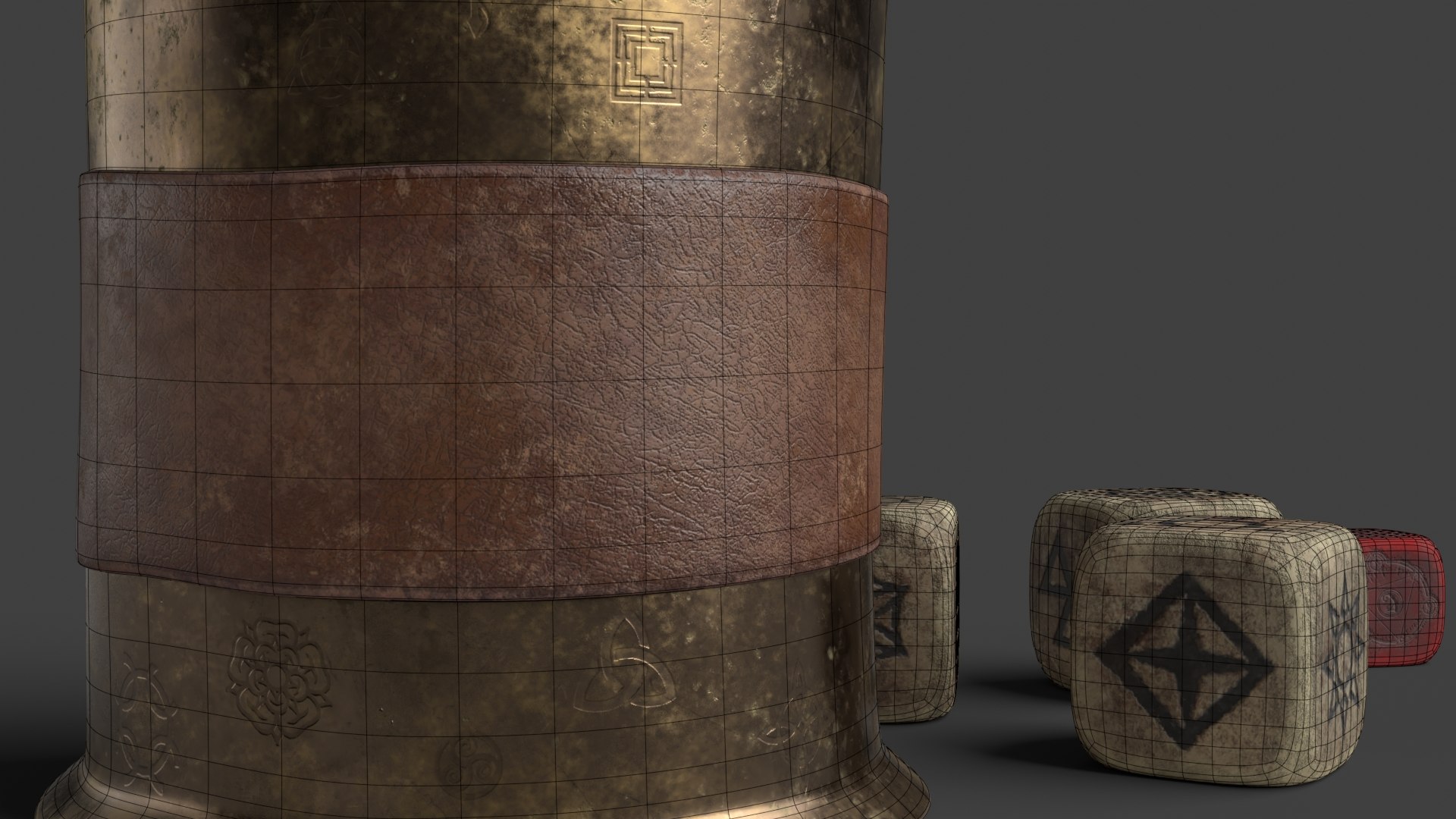Dice of Divination 3D model https://p.turbosquid.com/ts-thumb/fT/75cqQF/XJ/wire_0008/jpg/1633505151/1920x1080/fit_q87/ed5467856fd7aaca6366c2ddbc71d54455c8eb2d/wire_0008.jpg