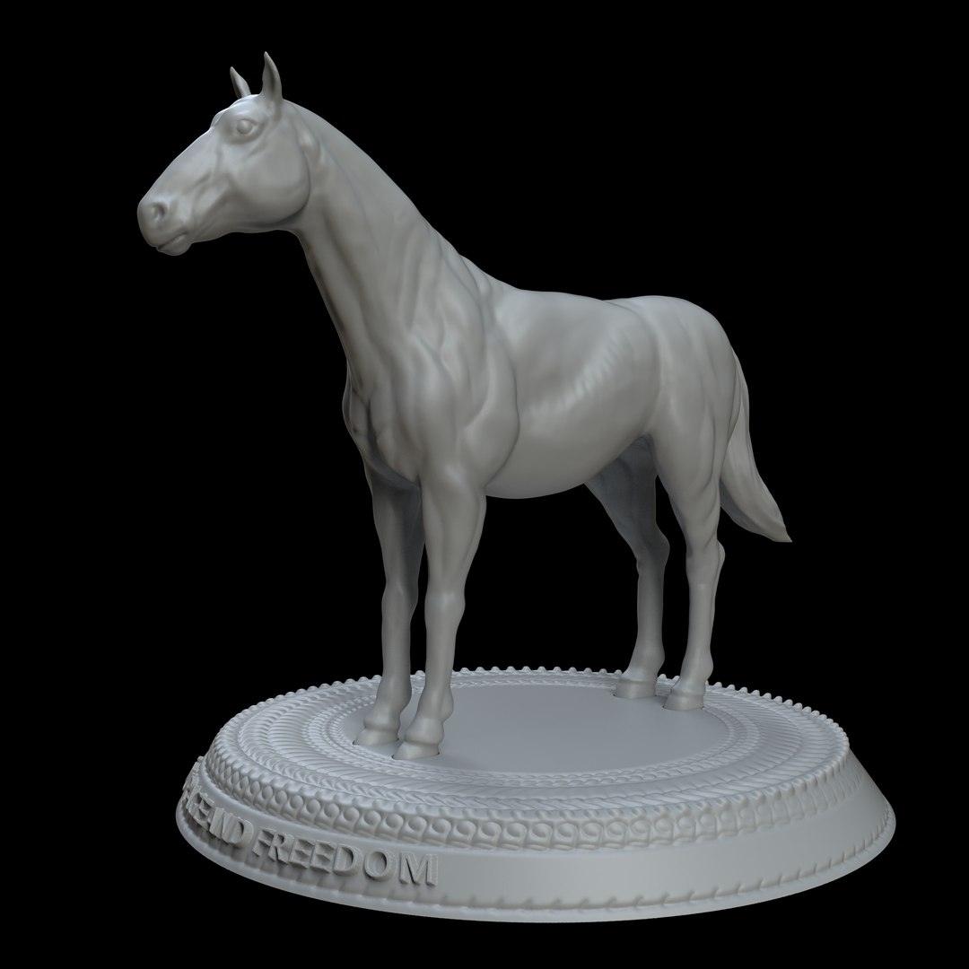 3D HORSE Miniature Printable Model - TurboSquid 2036076