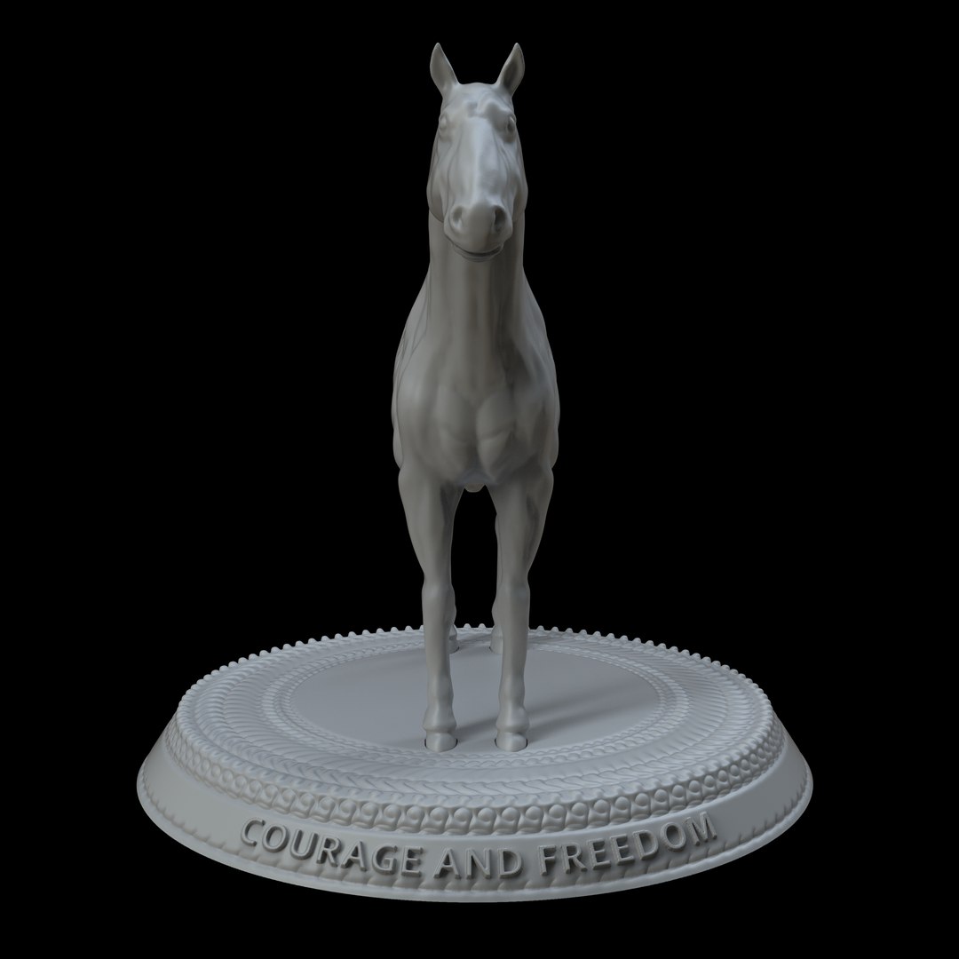 3D HORSE Miniature Printable Model - TurboSquid 2036076
