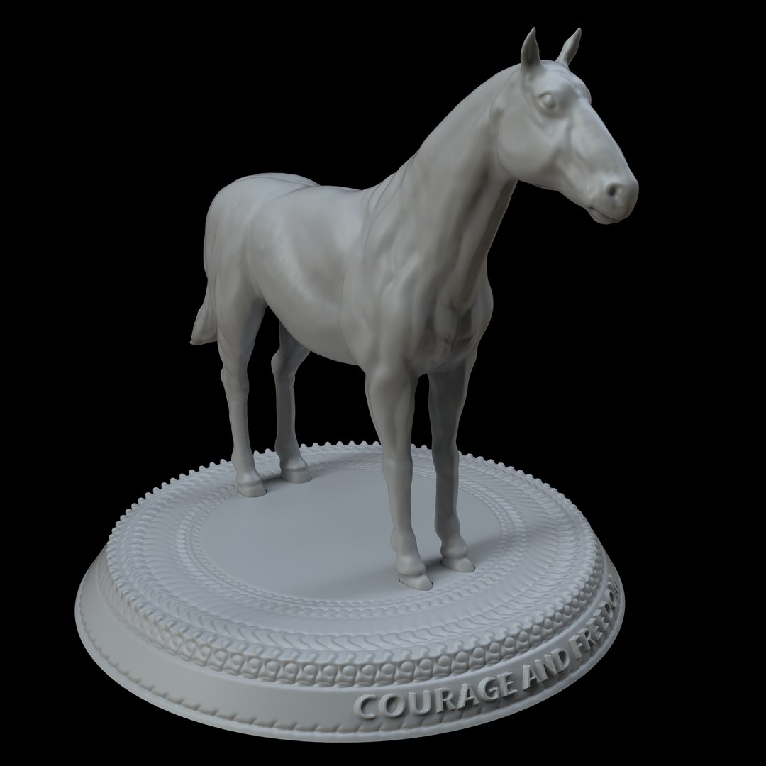 3D HORSE Miniature Printable Model - TurboSquid 2036076